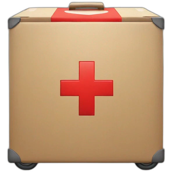 Red cross logistics logo emoji