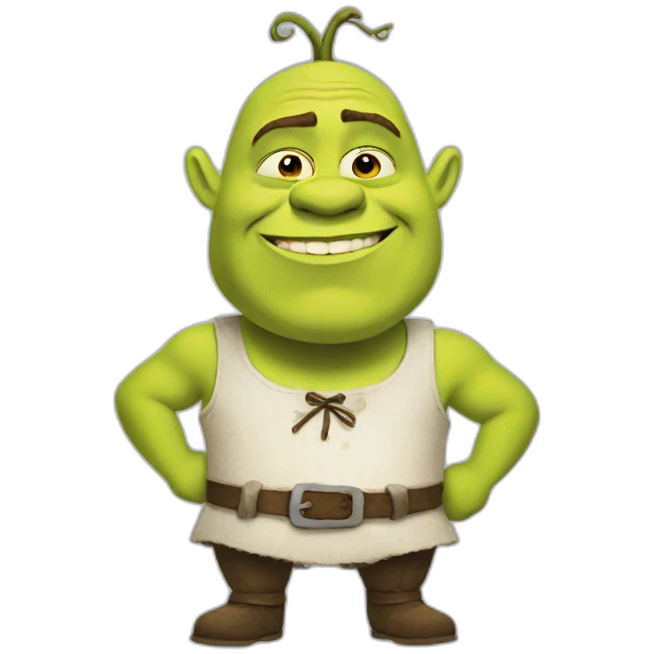 white-shrek emoji