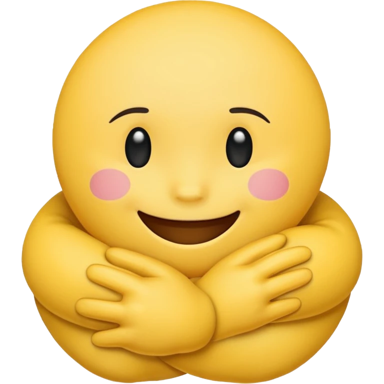 Make a emoji about a hug emoji