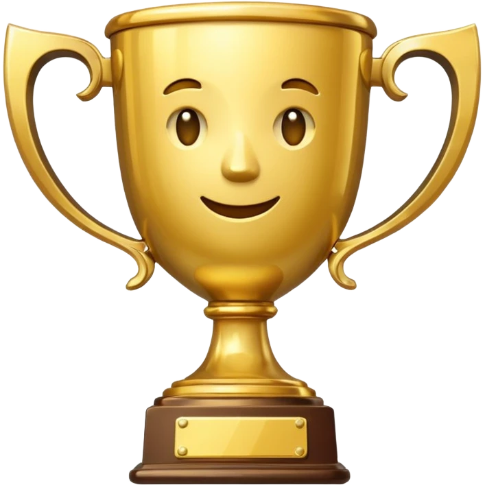 gold trophy emoji