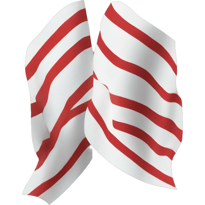 Flag with threee stripes: white red white emoji