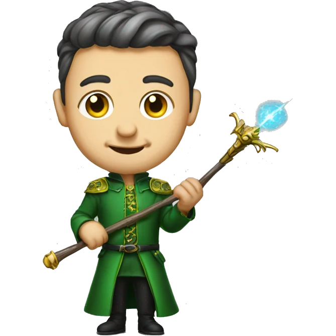 zelensky with magic staff emoji