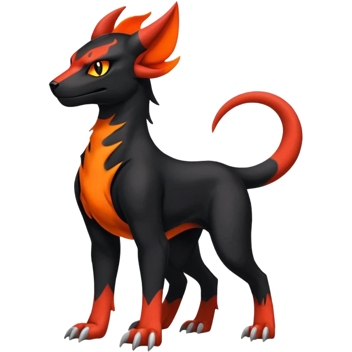 Salandit-Houndoom-Litten-Hybrid (Full body) emoji