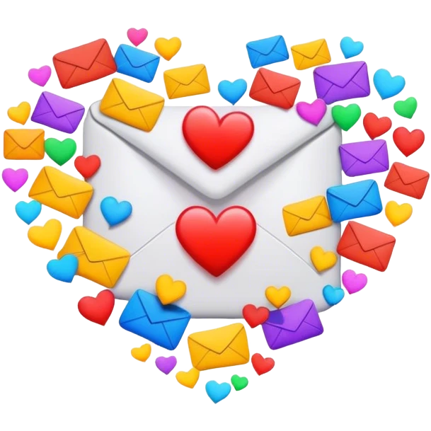 emails stickers heart emoji