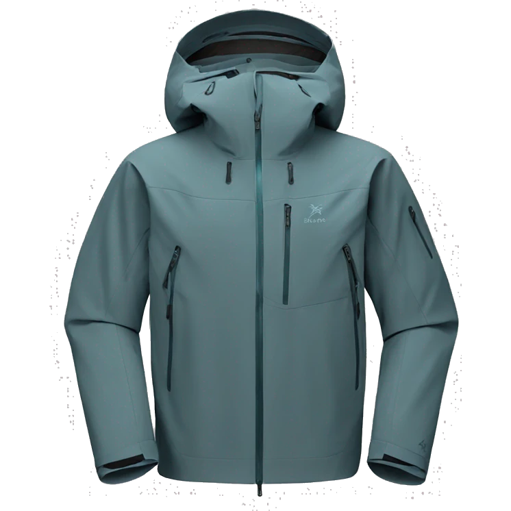 Arcteryx jacket in hood emoji