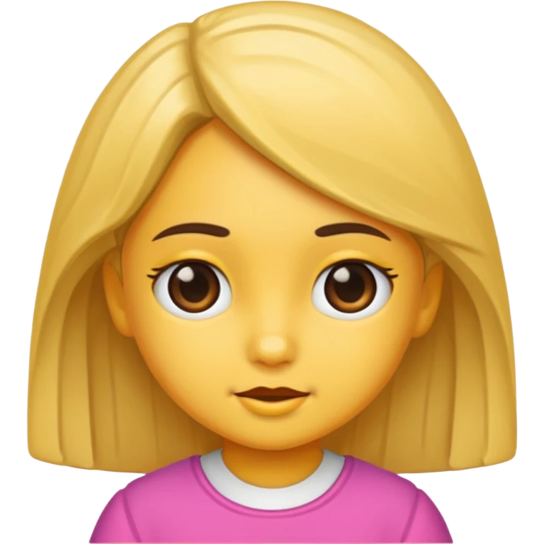 Una niña  emoji