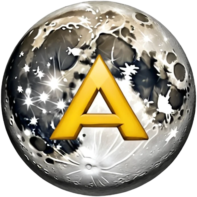 moon with warning rune flashing emoji