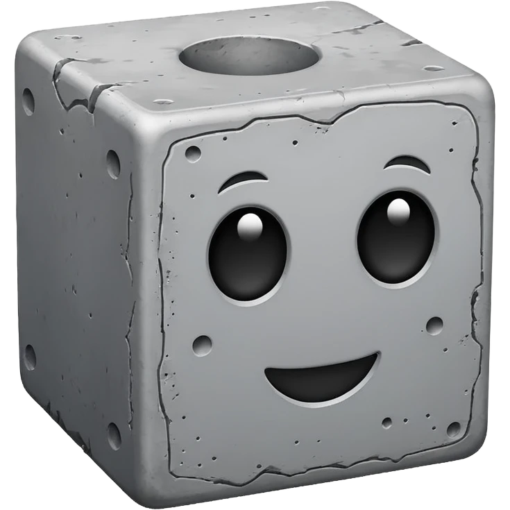 Concrete block emoji