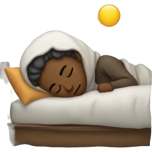 Sleeping in mountins  emoji
