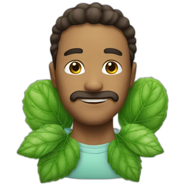 hojas de menta emoji