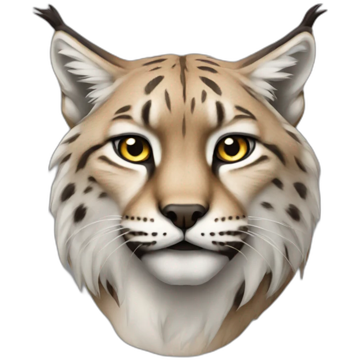 A lynx emoji
