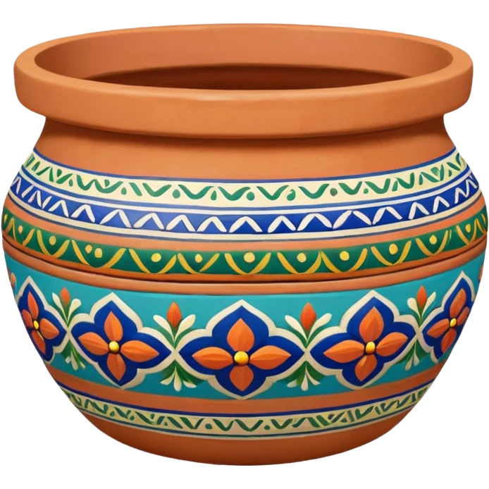 Painted Clay Pot emoji