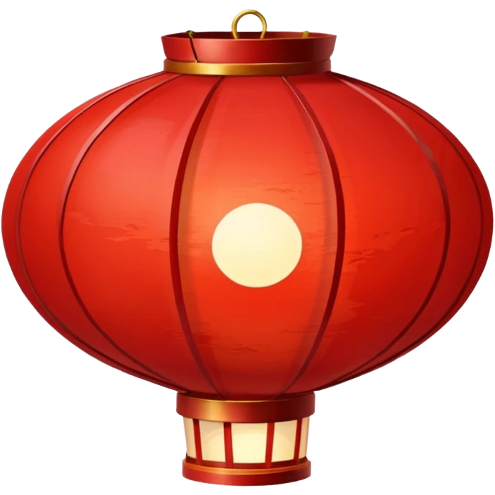Paper Lantern + red glow, Street Lanterns. emoji