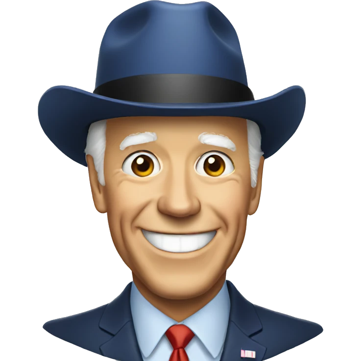 Biden with hat  emoji