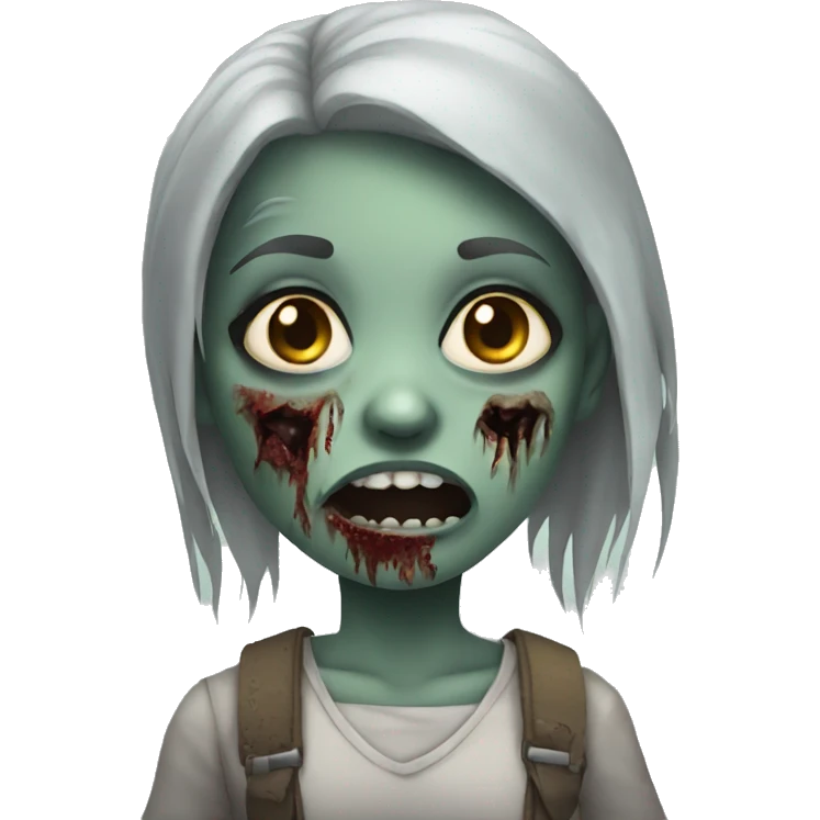 zombie girl emoji