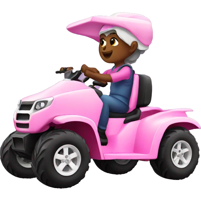 Pink Four wheeler emoji