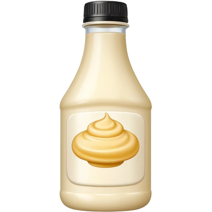 cream sauce bottle  emoji