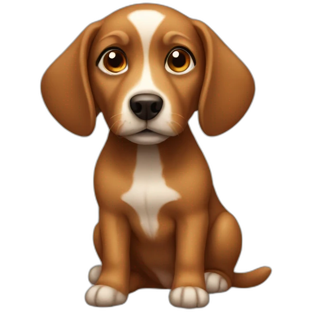 small brown dog emoji