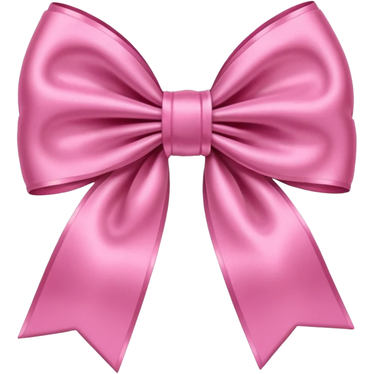 Pink bow emoji