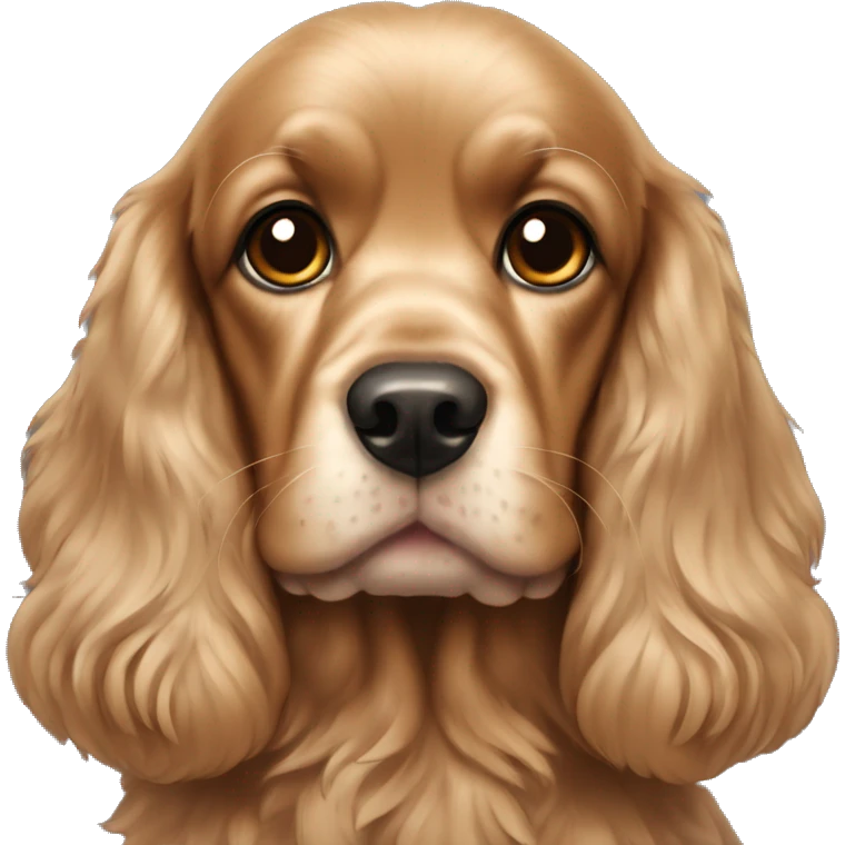a cocker spaniel emoji