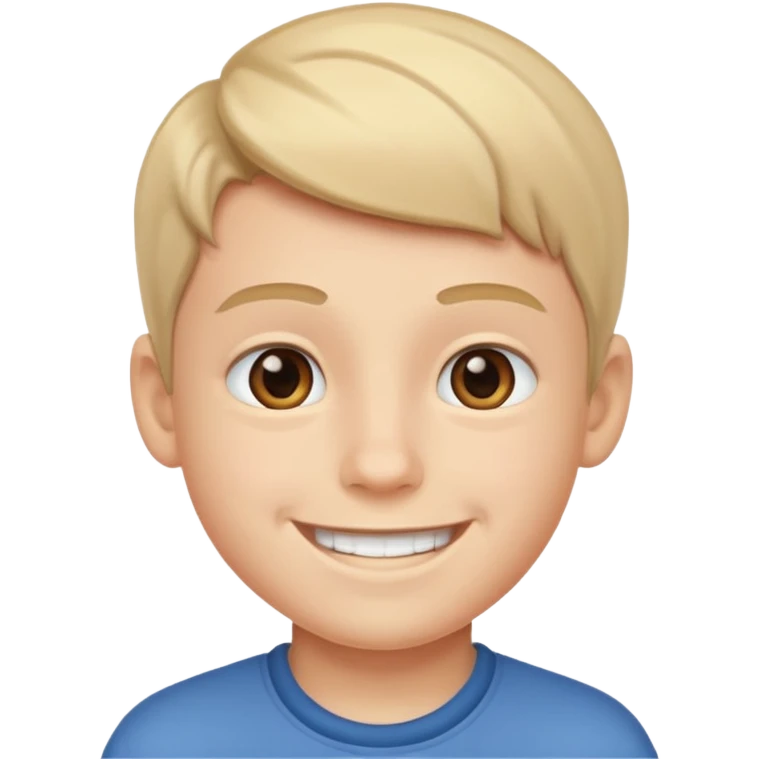 Boy smiling emoji