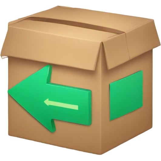 box with an arrow in emoji