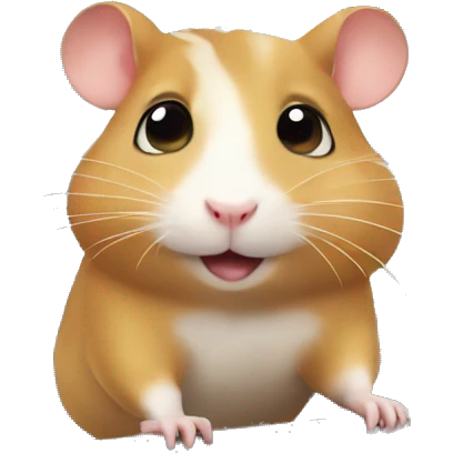hamster on train emoji