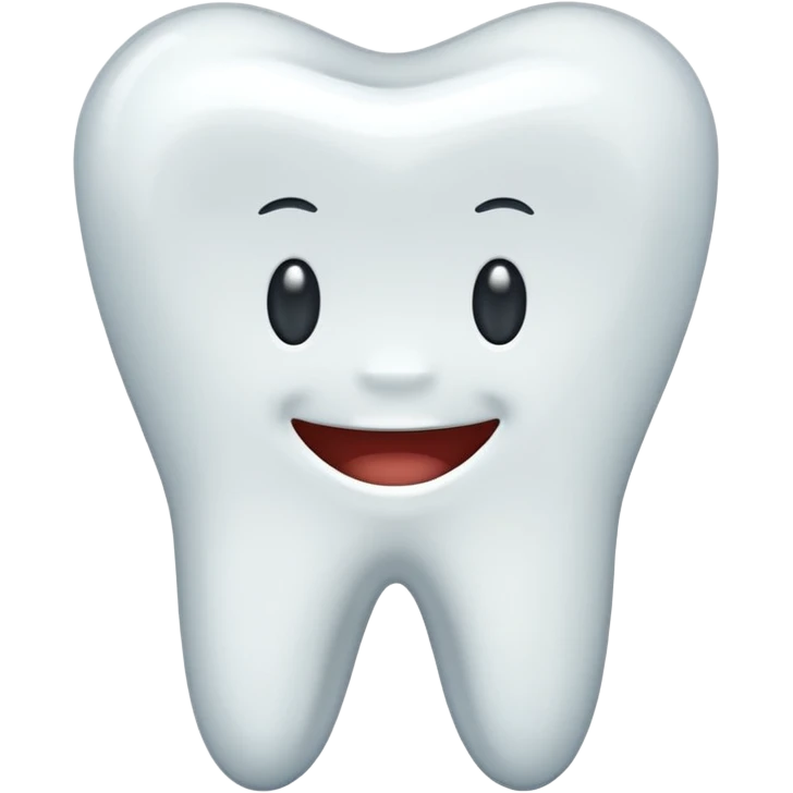 tooth emoji no smile just a tooth emoji