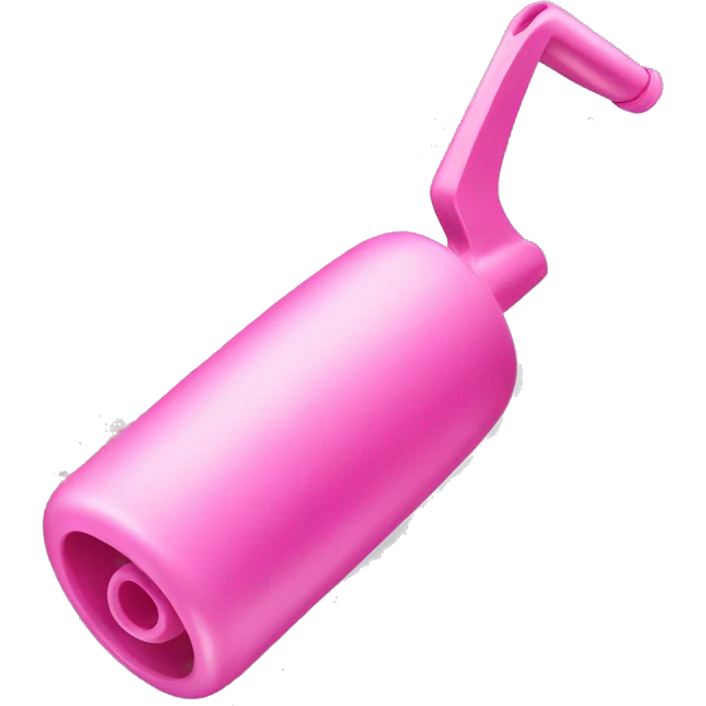 one pink plastic curler emoji