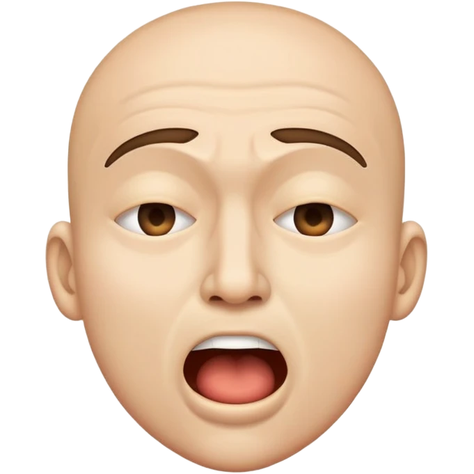 Mouth shut closed face going crazy  emoji