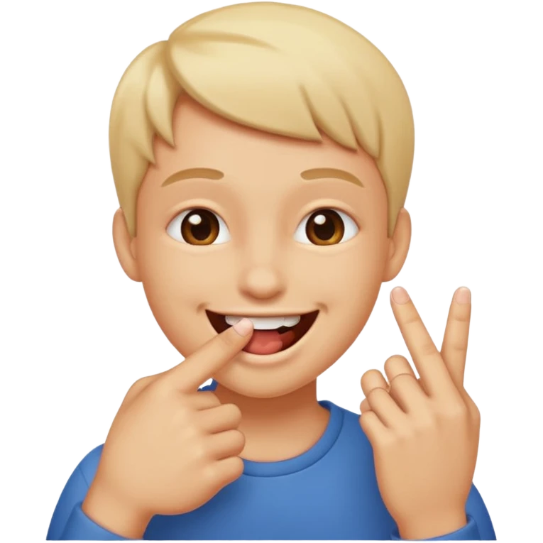 Mordiéndose el dedo 🫦👆🏼 emoji