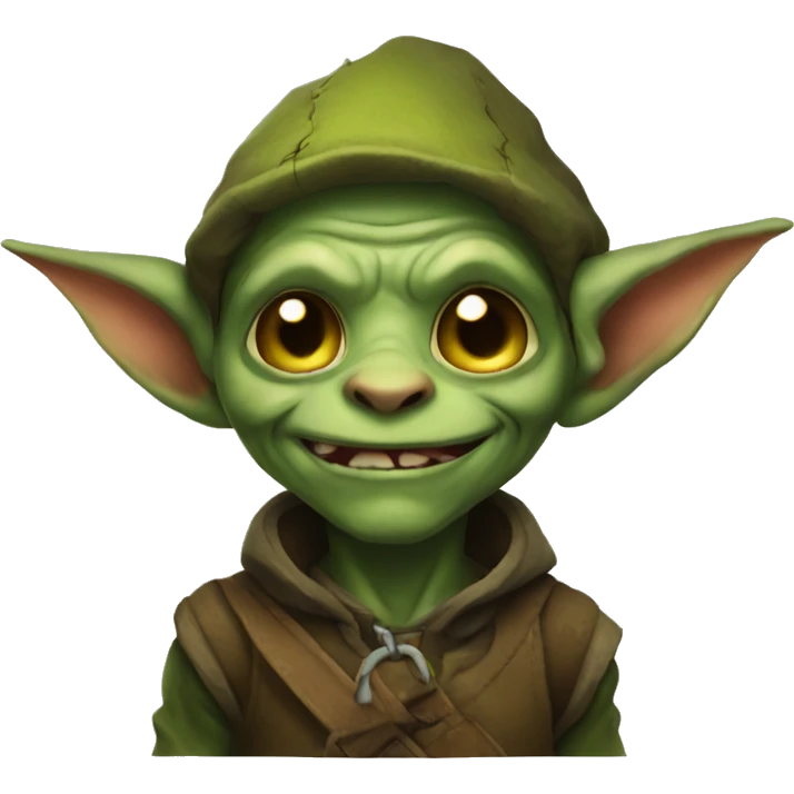 Cute goblin emoji