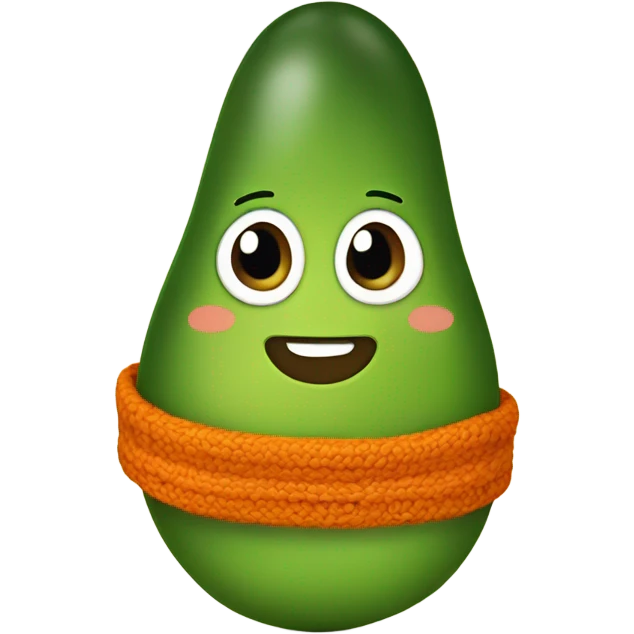 Avocado with boots  emoji