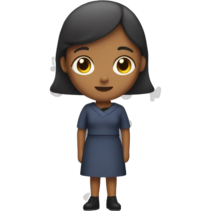 una mujer sosteniendo la letra ''x'' emoji