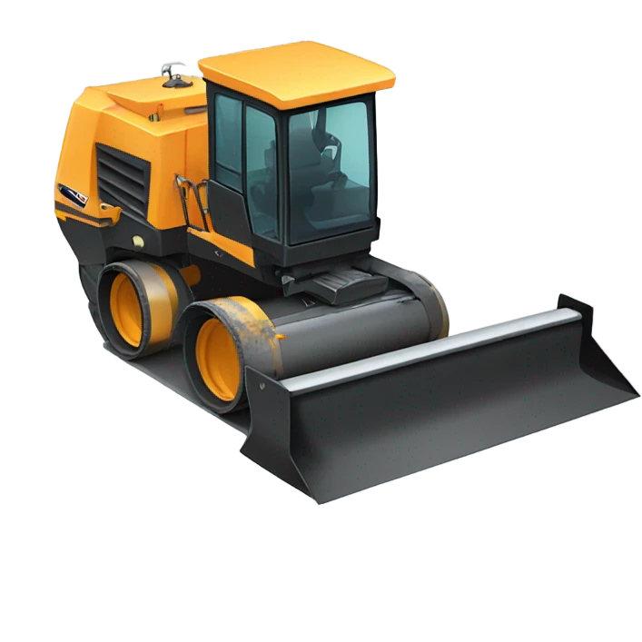 Asphalt paver emoji