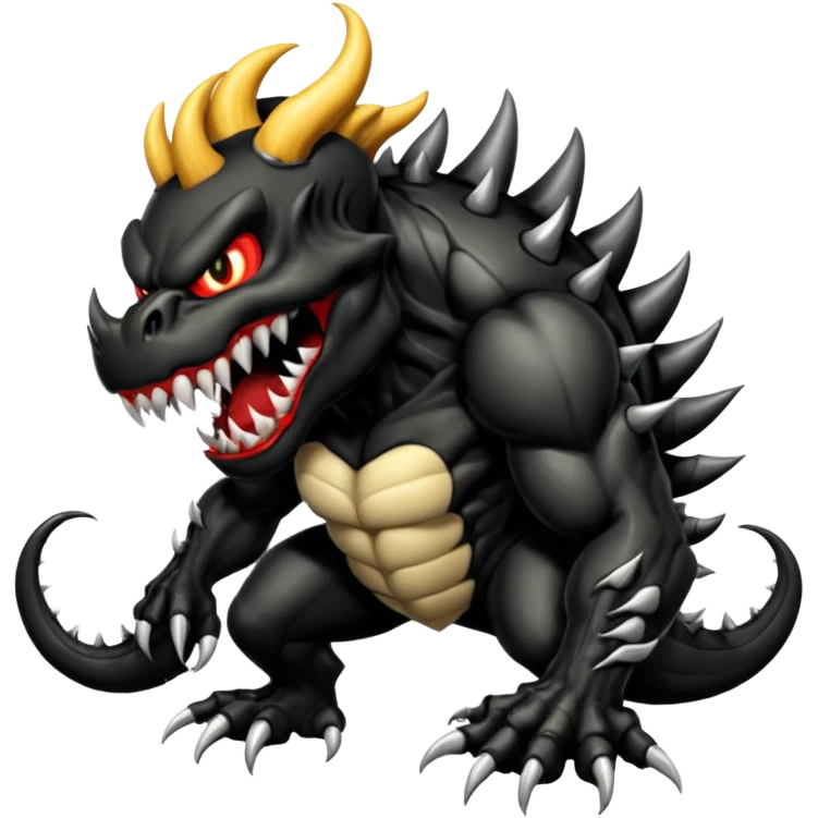 Bowser-Venom-fusion emoji