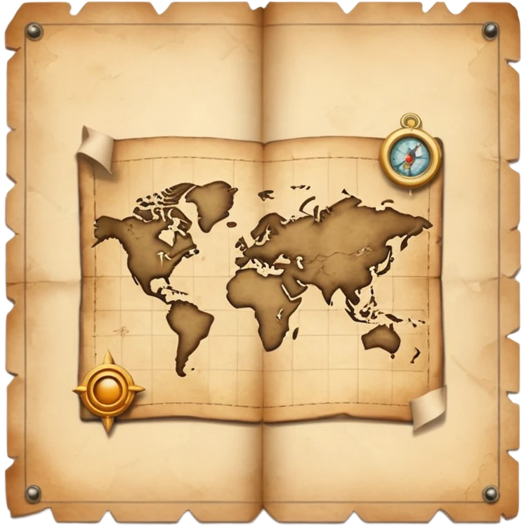 exploration map emoji