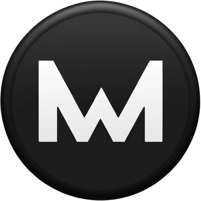 Black circle with “MB” written on in the middle of it. Nothing else no holes or anything. emoji