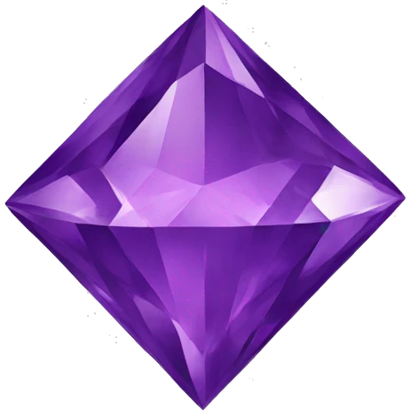 Purple diamond emoji