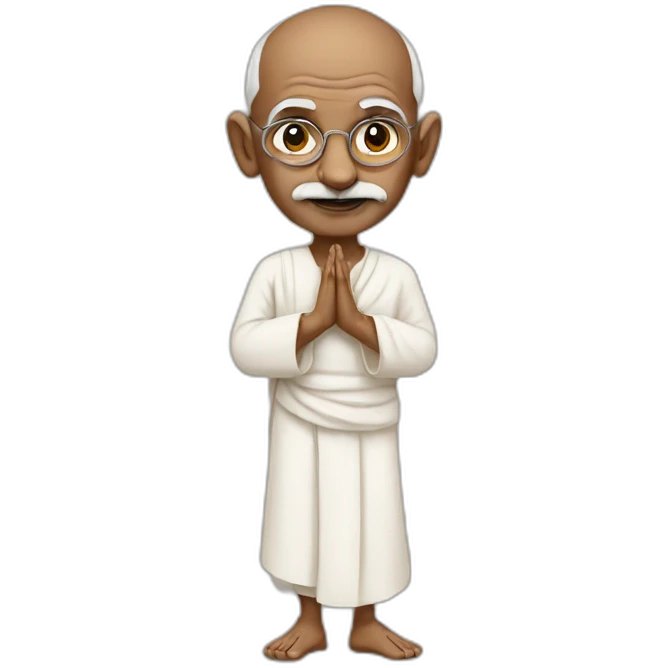 Gandhi emoji