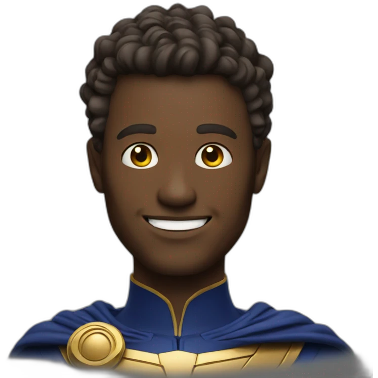 Homelander smiling emoji