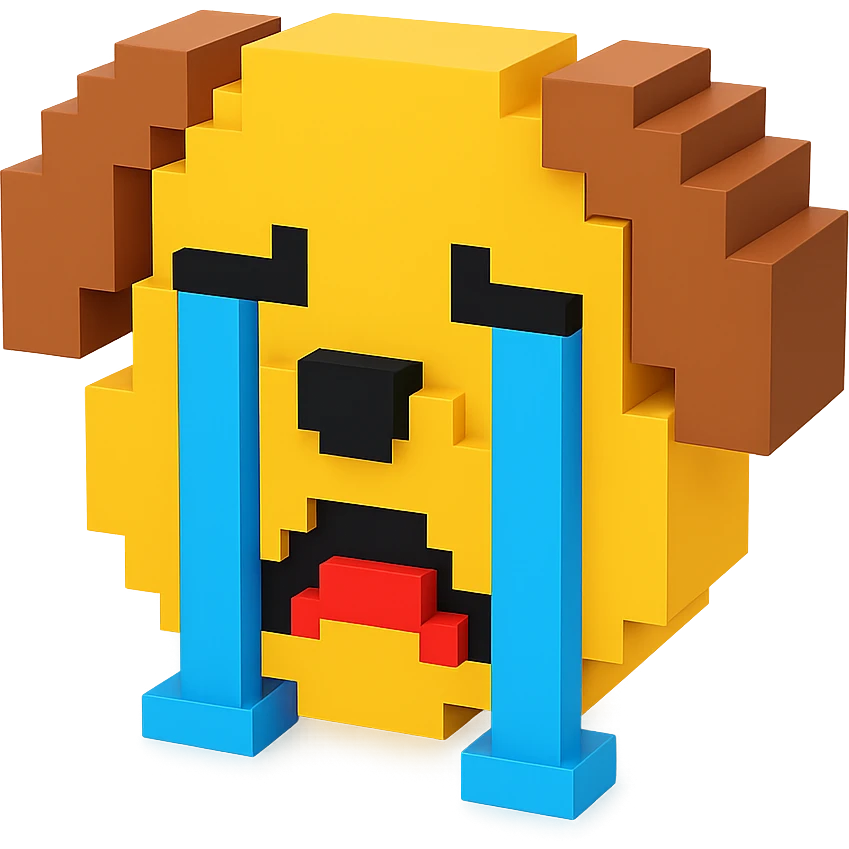 Dog Cry emoji