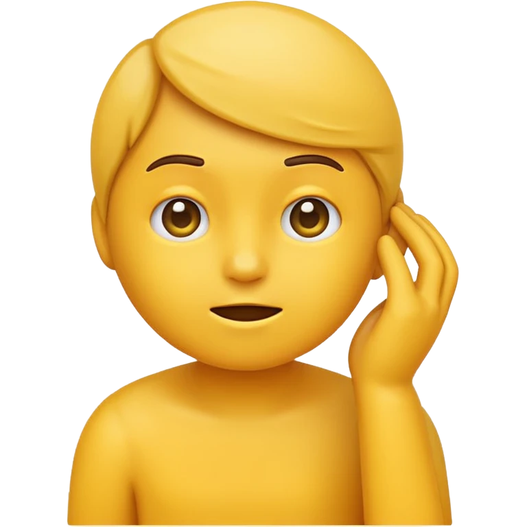 Emoji scratching its head emoji