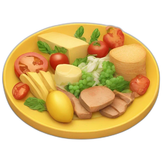 plate of food emoji