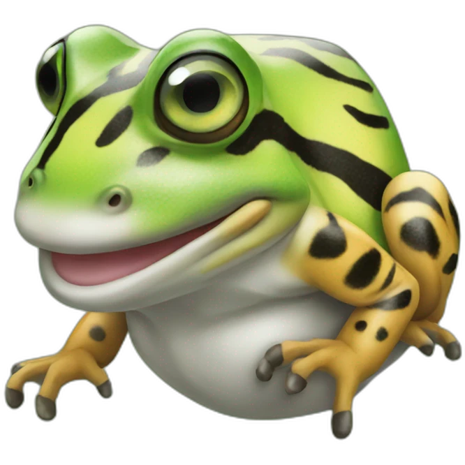 horse tiger frog emoji
