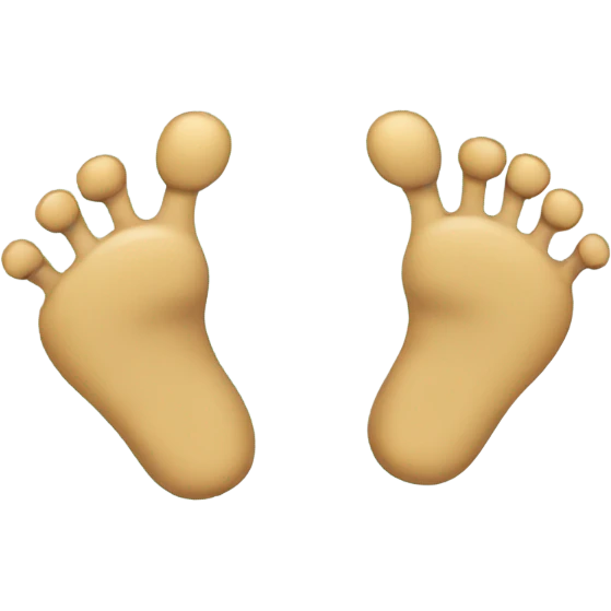 smiley with feet and hands emoji