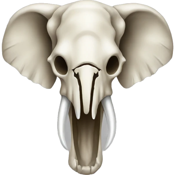 elephant skull emoji