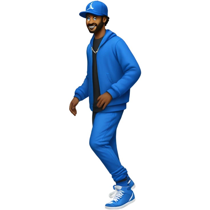 Jordan Love doing Crip walk emoji