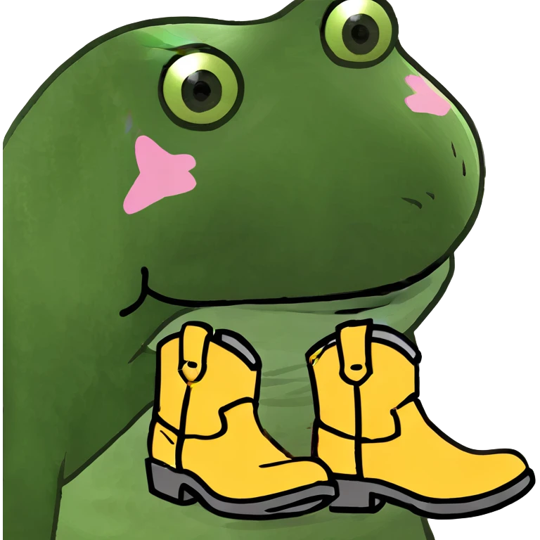 Cowgirl boots emoji
