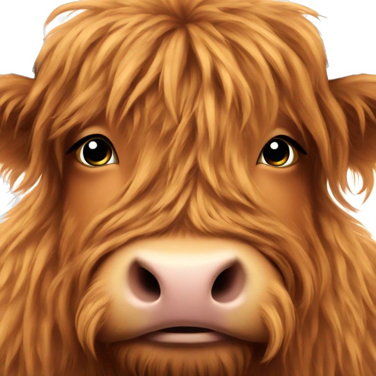 Highland cow  emoji